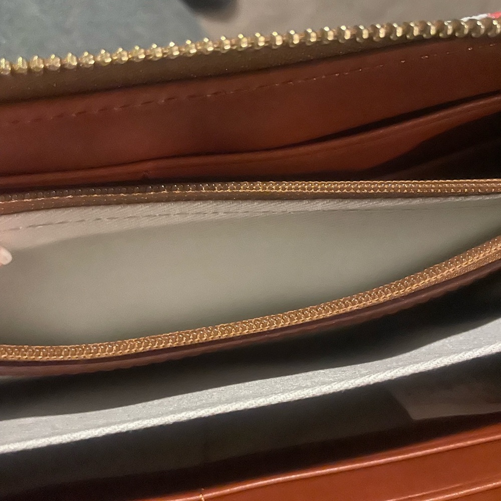 Dooney & Bourke Baseball Themed Wallet - White and Red - Picture 9 of 13